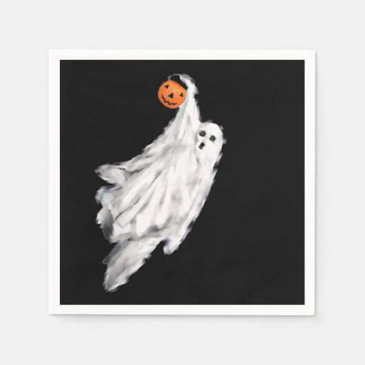 Serviette En Papier Fête d'Halloween (Devant)
