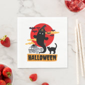 Serviette En Papier Fête d'Halloween (En situation)