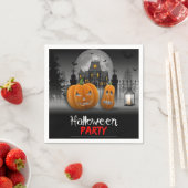Serviette En Papier Fête d'Halloween (En situation)