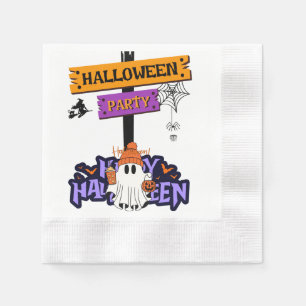 Serviette En Papier Fête d'Halloween