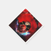 Serviette En Papier Fête d'Halloween du tueur déplaisant (Coin)