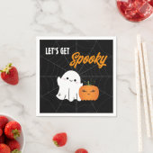 Serviette En Papier Fête d'Halloween Éffrayante (En situation)