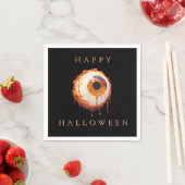 Serviette En Papier fête d'Halloween minimaliste (En situation)