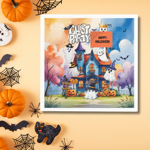 Serviette En Papier Fête d'Halloween pour les enfants fantômes