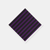 Serviette En Papier Fête d'Halloween violet et noirs (Coin)