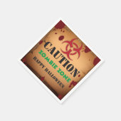 Serviette En Papier Fête d'Halloween Virus Zombie (Coin)