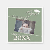 Serviette En Papier Fête d'obtention d'un diplôme d'études supérieures (Devant)