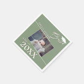 Serviette En Papier Fête d'obtention d'un diplôme d'études supérieures (Coin)