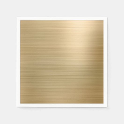 Serviette En Papier Fête dorée (Devant)
