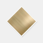 Serviette En Papier Fête dorée (Coin)