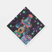 Serviette En Papier Fête Doxie  (Coin)
