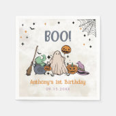 Serviette En Papier Fête du 1er anniversaire d'Halloween (Devant)