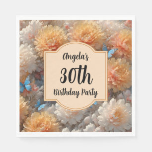 Serviette En Papier Fête du 30e anniversaire