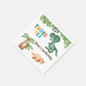 Serviette En Papier Fête du 3e anniversaire (Coin)