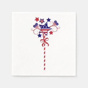 Serviette En Papier Fête du 4 juillet