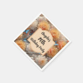 Serviette En Papier Fête du 70e anniversaire (Coin)