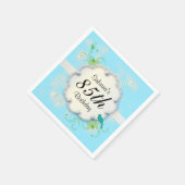 Serviette En Papier Fête du 85e anniversaire | Texte do-it-yourself (Coin)