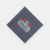 Serviette En Papier Fête du Canada (Coin)