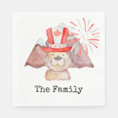 Serviette En Papier Fête du Canada (Devant)