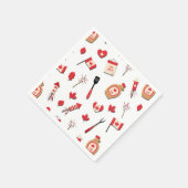 Serviette En Papier Fête du Canada BBQ canadien (Coin)