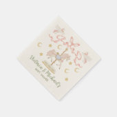 Serviette En Papier Fête du carrousel Merry-go-round (Coin)