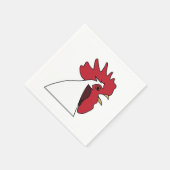 Serviette En Papier Fête du Coq Poule (Coin)
