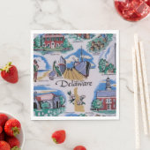 Serviette En Papier Fête du Delaware (En situation)