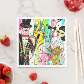 Serviette En Papier Fête du Nouvel An (En situation)