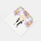 Serviette En Papier Fête du Nouvel An ! (Coin)