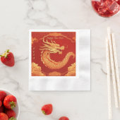 Serviette En Papier Fête du Nouvel An chinois (En situation)