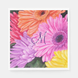 SERVIETTE EN PAPIER FÊTE DU PARTI MONOGRAMME DE LA VIE