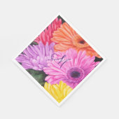 SERVIETTE EN PAPIER FÊTE DU PARTI MONOGRAMME DE LA VIE (Coin)