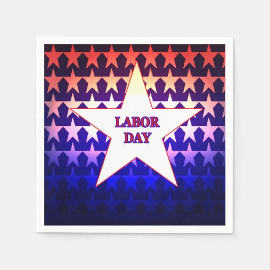 Serviette En Papier Fête du travail (Devant)