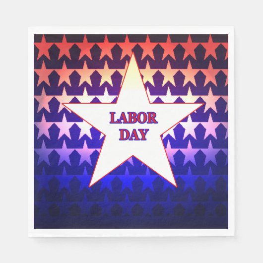 Serviette En Papier Fête du travail (Devant)