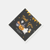 Serviette En Papier Fête Éffrayante d'Halloween Anniversaire (Coin)