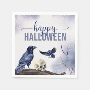 Serviette En Papier Fête élégante d'Halloween pour adultes, gothique a