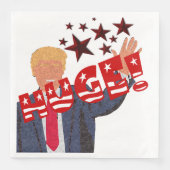 Serviette En Papier Fête Étape Énorme Célébration Trump (Devant)