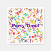 Serviette En Papier Fête Festive Occasion spéciale Confetti Custom (Devant)