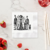 Serviette En Papier Fête hantée (En situation)