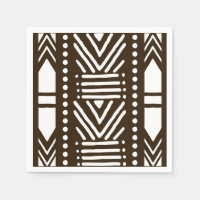 Fête, Mariage Africaine en tissu de boue Table ser