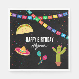 Serviette En Papier Fête mexicaine à thème