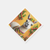 Serviette En Papier Fête mexicaine Cute Llama (Coin)