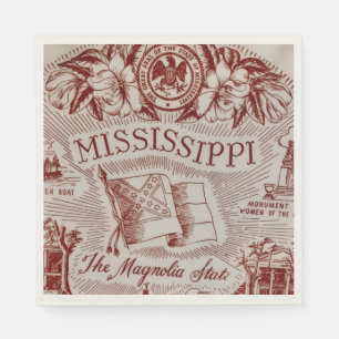 Serviette En Papier Fête Mississippi