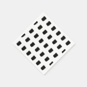 Serviette En Papier Fête moderne 16e anniversaire motif serviettes (Coin)