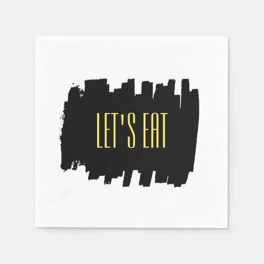 Serviette En Papier Fête moderne 16e anniversaire Napkins (Devant)