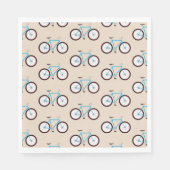 Serviette En Papier Fête Motif vélo (Devant)