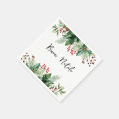 Serviette En Papier fête nationale de Noël italienne (Coin)