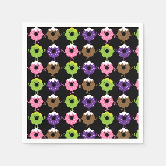 Serviette En Papier Fête nationale des beignes (Devant)