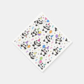 Serviette En Papier Fête Panda (Coin)