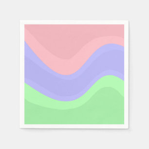 Serviette En Papier Fête pastel chic